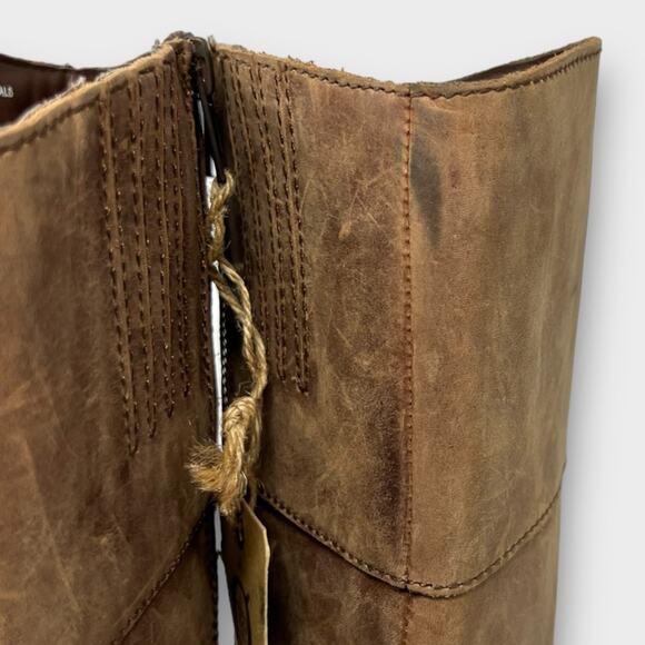Born Braydon II Distressed Leather Tall Knee High Riding Boots Size 6 NEW - Picture 13 of 15